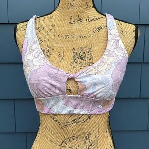 💜💜💜Anthropologie Dippin Daisy’s pink blue purple XL bathing top